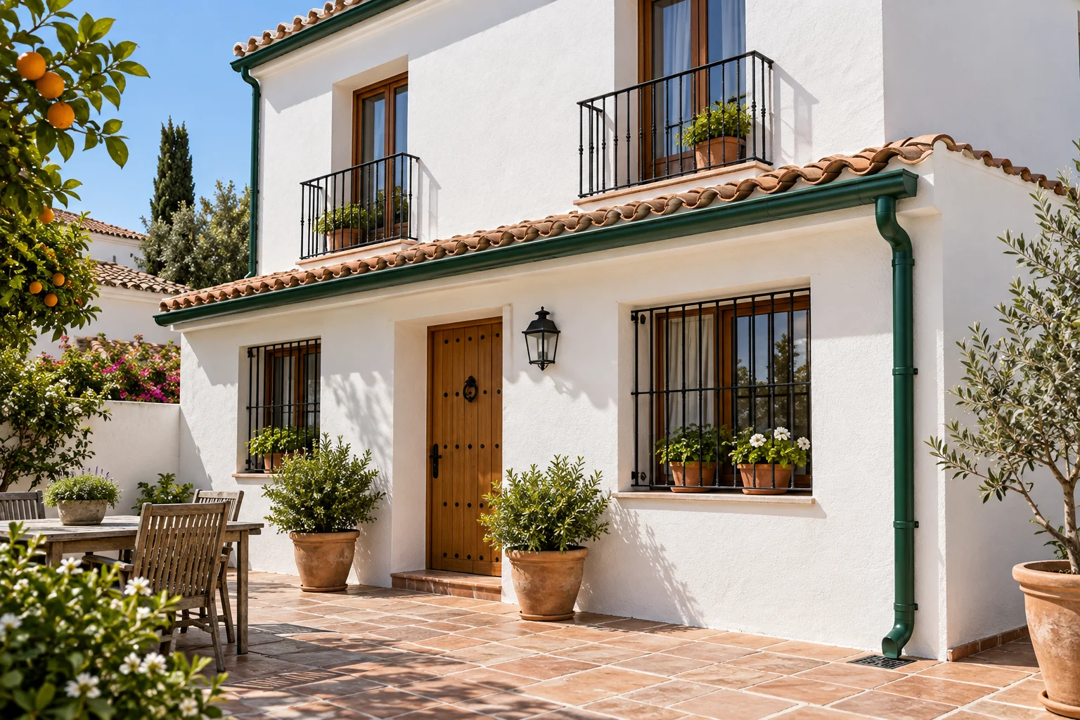 Bajantes pluviales en Cádiz