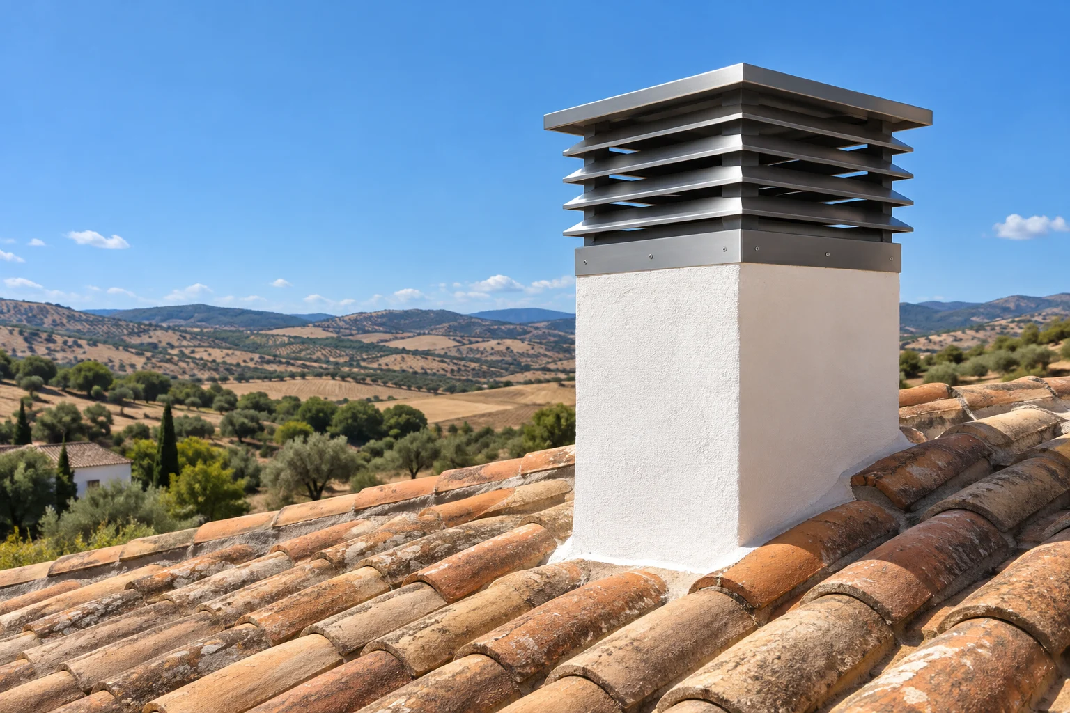Remates de chimenea en Cádiz